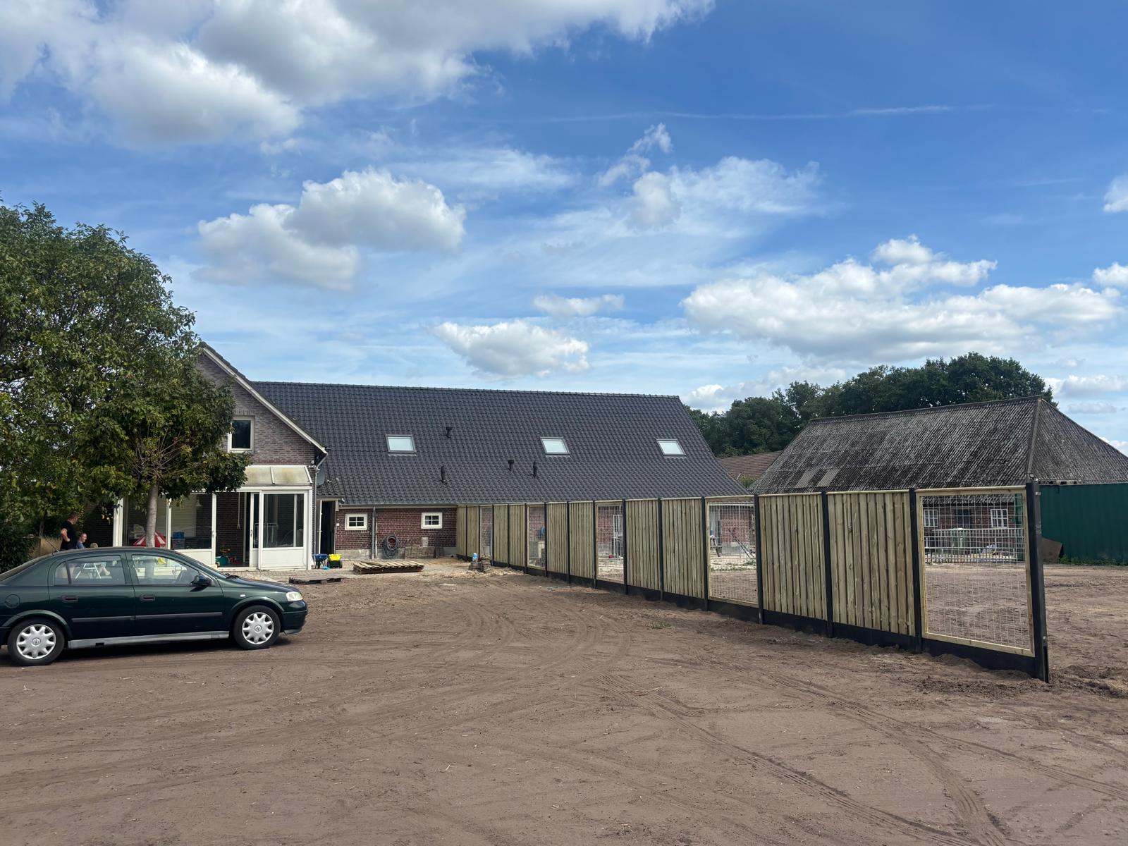 Grote erfafscheiding boerderij